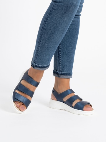 VITAFORM Sandale in Blau: Vorderseite