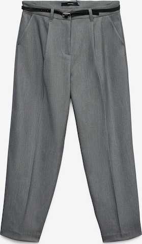 VERO MODA Loosefit Hose 'VMELMA' in Grau: Vorderseite