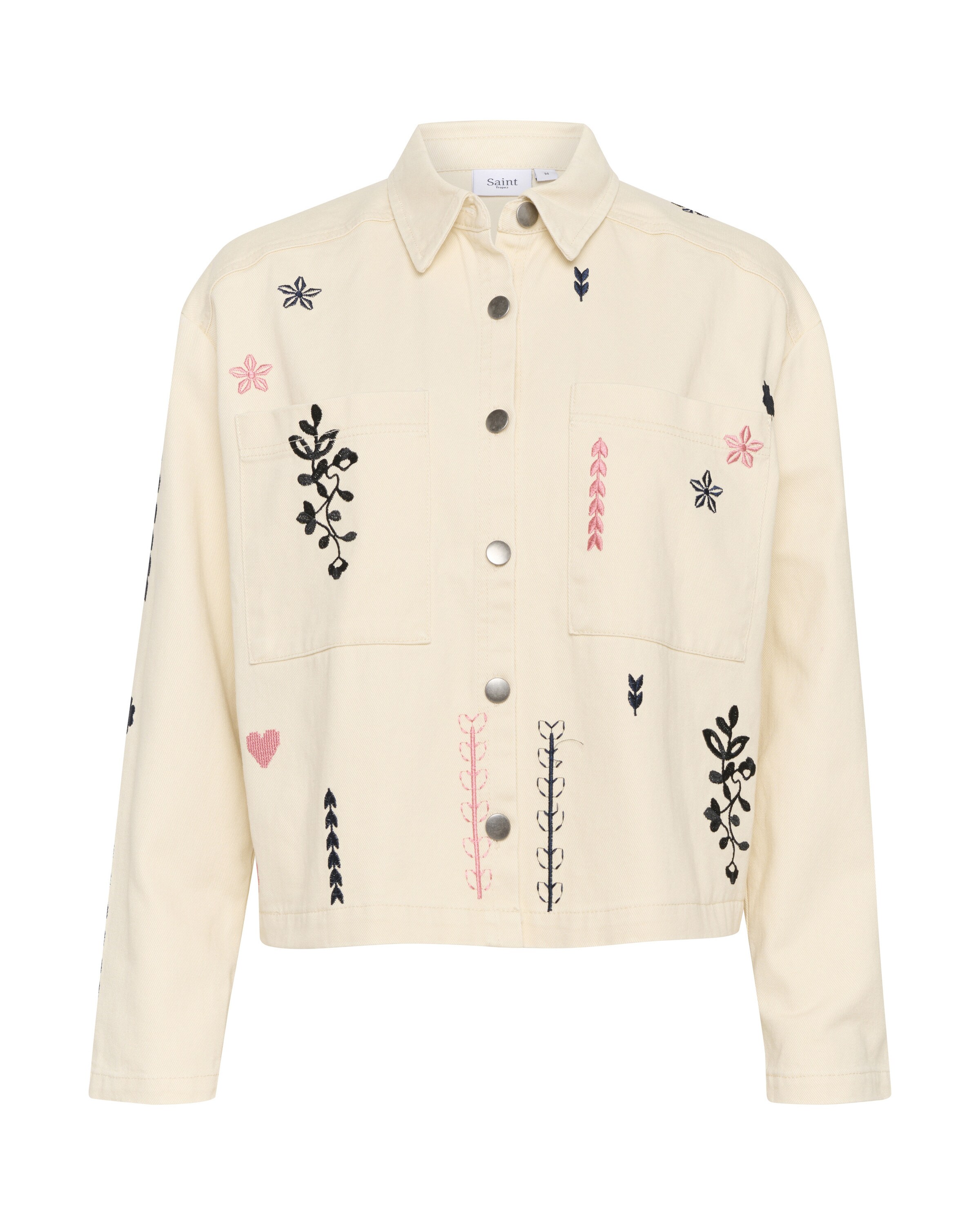 SAINT TROPEZ Between-season jacket in Beige: front