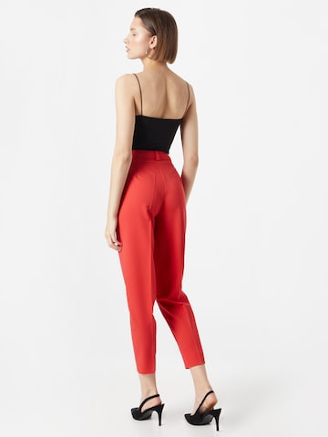 Regular Pantalon à plis TAIFUN en rouge
