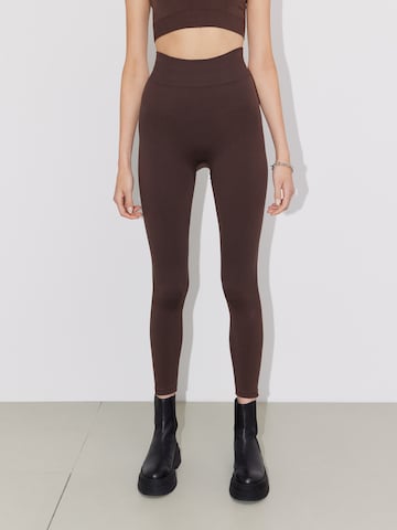 LeGer by Lena Gercke Workout Pants 'Alexa' in Brown: front