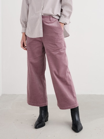 Wide leg Pantaloni 'Asphodel' di Seasalt Cornwall in lilla