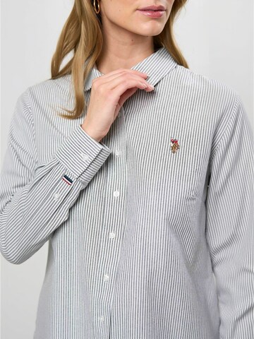 U.S. POLO ASSN. Póló ' UWGina Oxford ' - kék