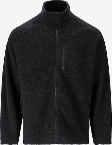 Virtus Athletic fleece jacket 'Danvi' in Black: front