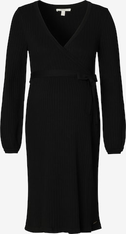 Esprit Maternity Knitted dress in Black: front