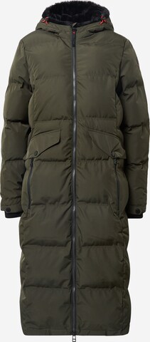 KILLTEC Outdoor Coat 'Vogar' in Green: front