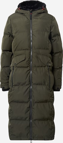 KILLTEC Outdoor coat 'Vogar' in Green: front