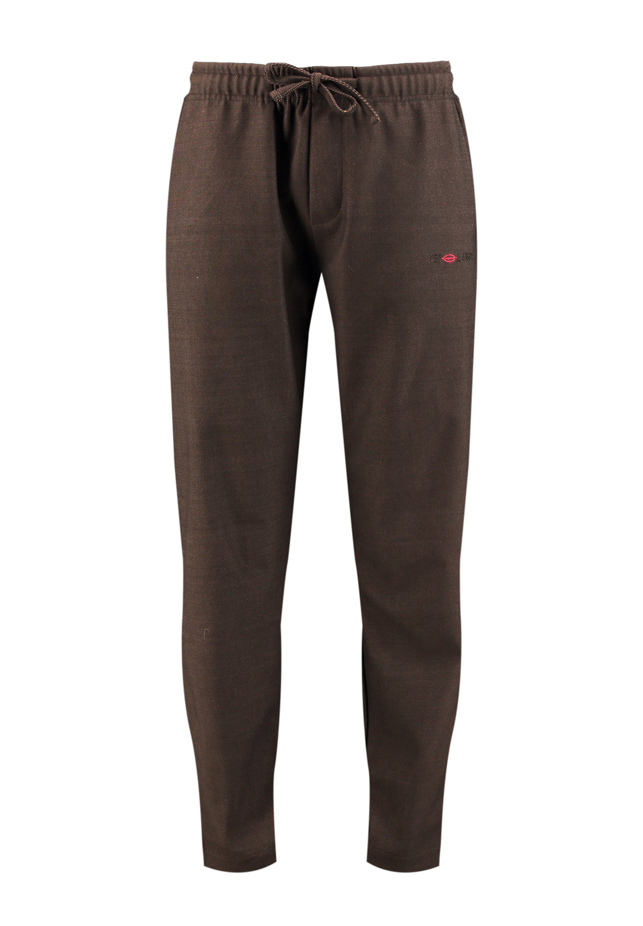 Key Largo Дънки Tapered Leg Панталон 'Break' в кафяво: отпред
