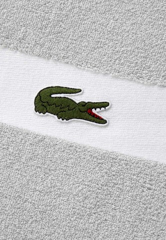 LACOSTE Shower Towel in Grey