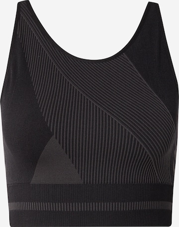 Hummel Bustier Urheilurintaliivit 'Unity' värissä musta: etupuoli