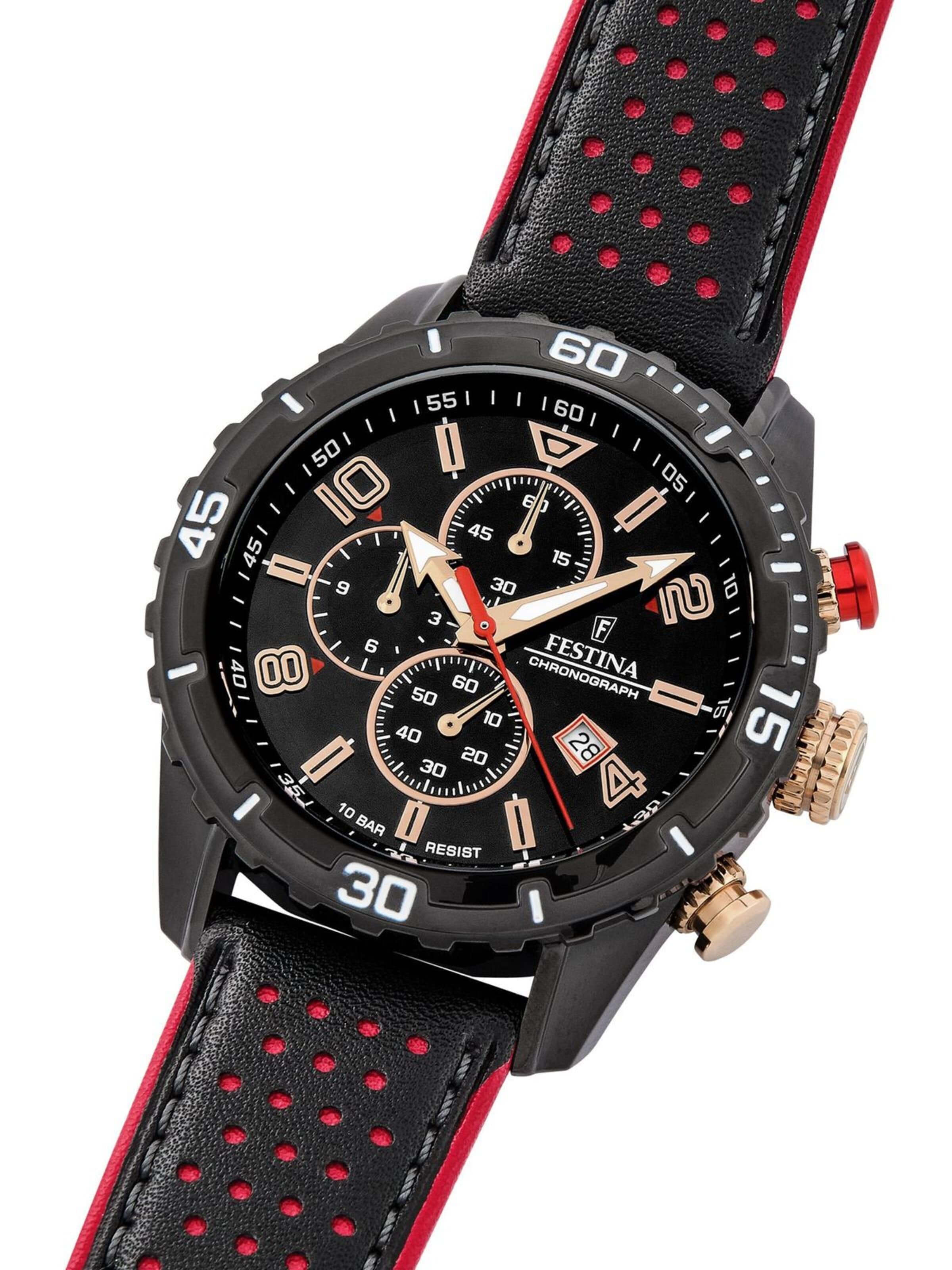 FESTINA Zegarek analogowy 'Chronograph CHRONO SPORT' w kolorze czarny