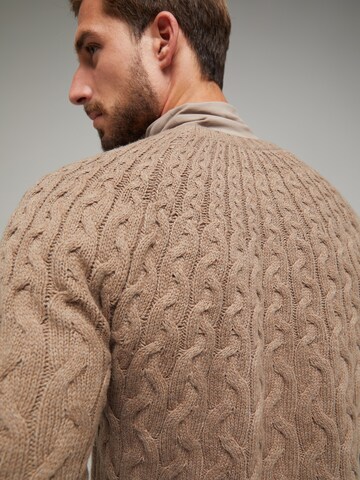 ABOUT YOU x Kevin Trapp Sweater 'Matthew' in Brown