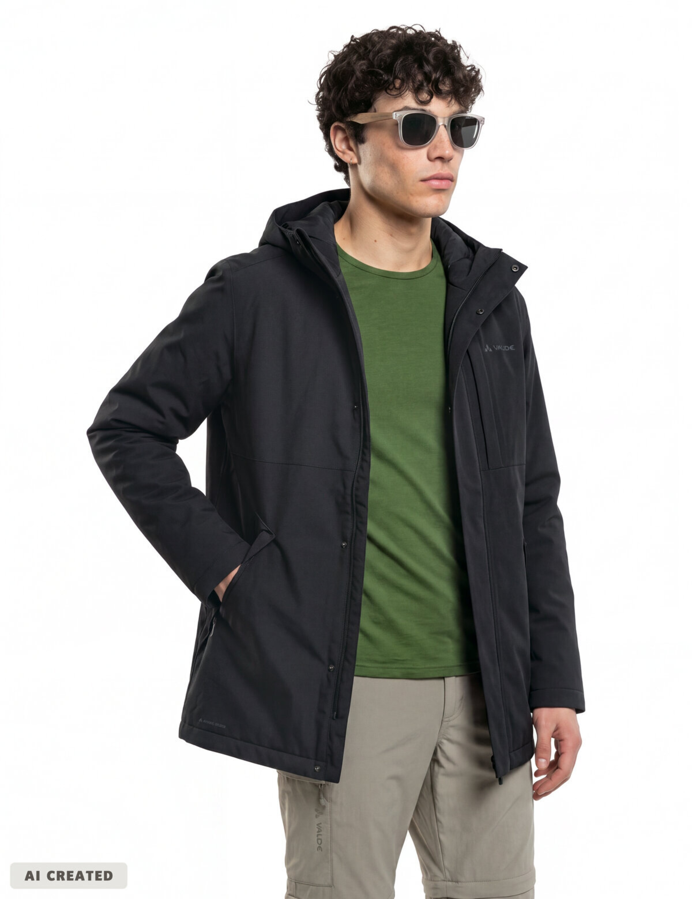 VAUDE Winter parka in Black