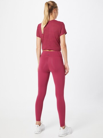 Skinny Pantaloni sport 'Lux' de la Reebok pe roz