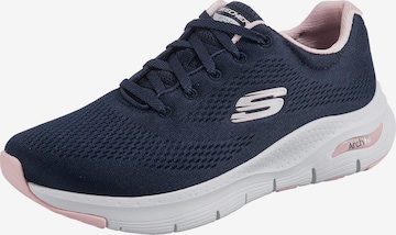 SKECHERS Sneakers laag in Blauw: voorkant