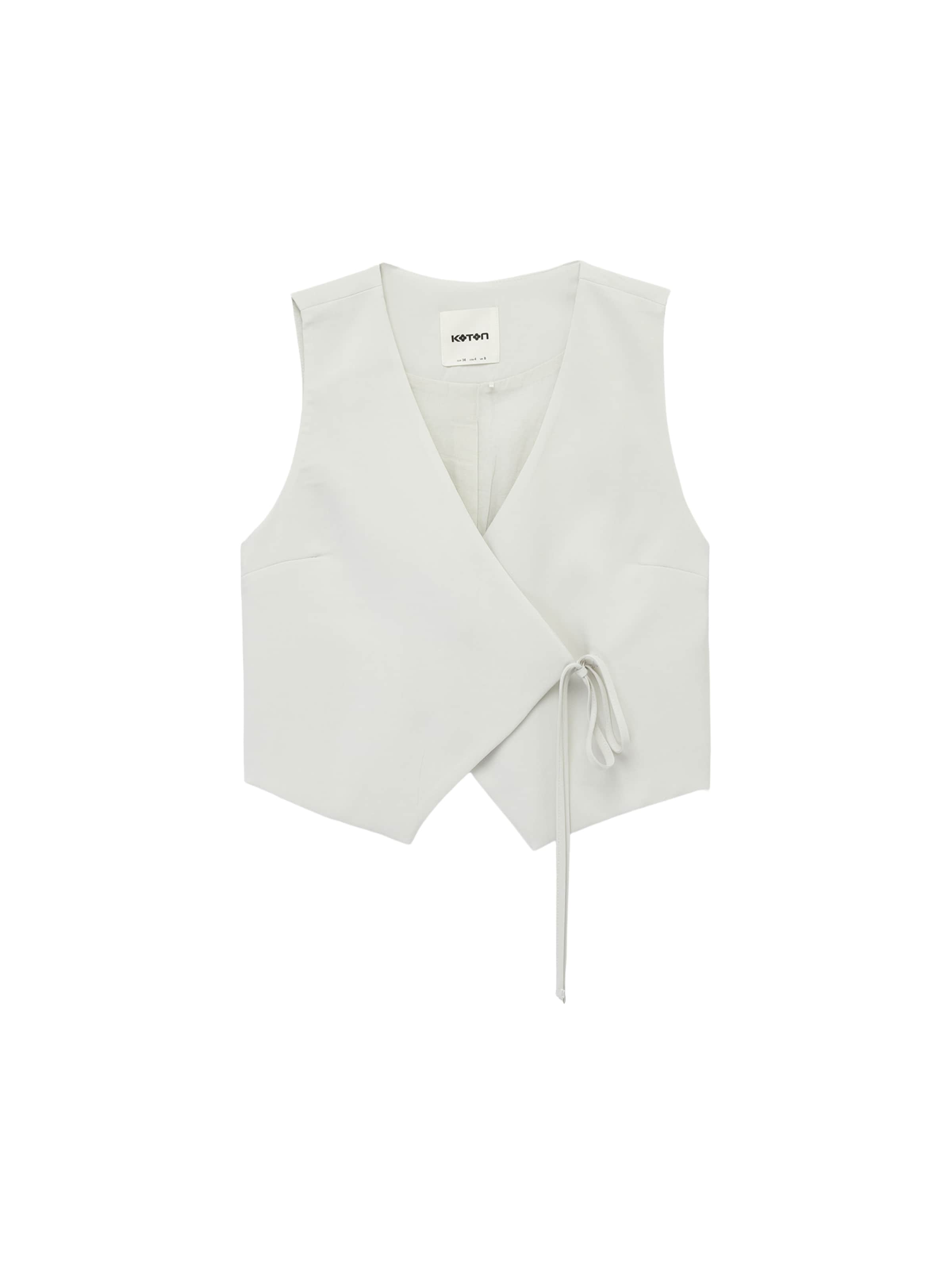 Koton Gilet in Grijs: voorkant