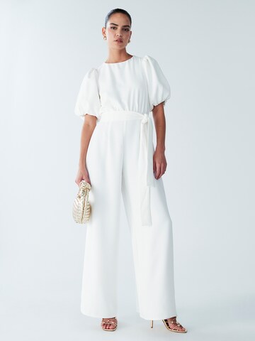BWLDR Jumpsuit 'Laney' i vit: framsida