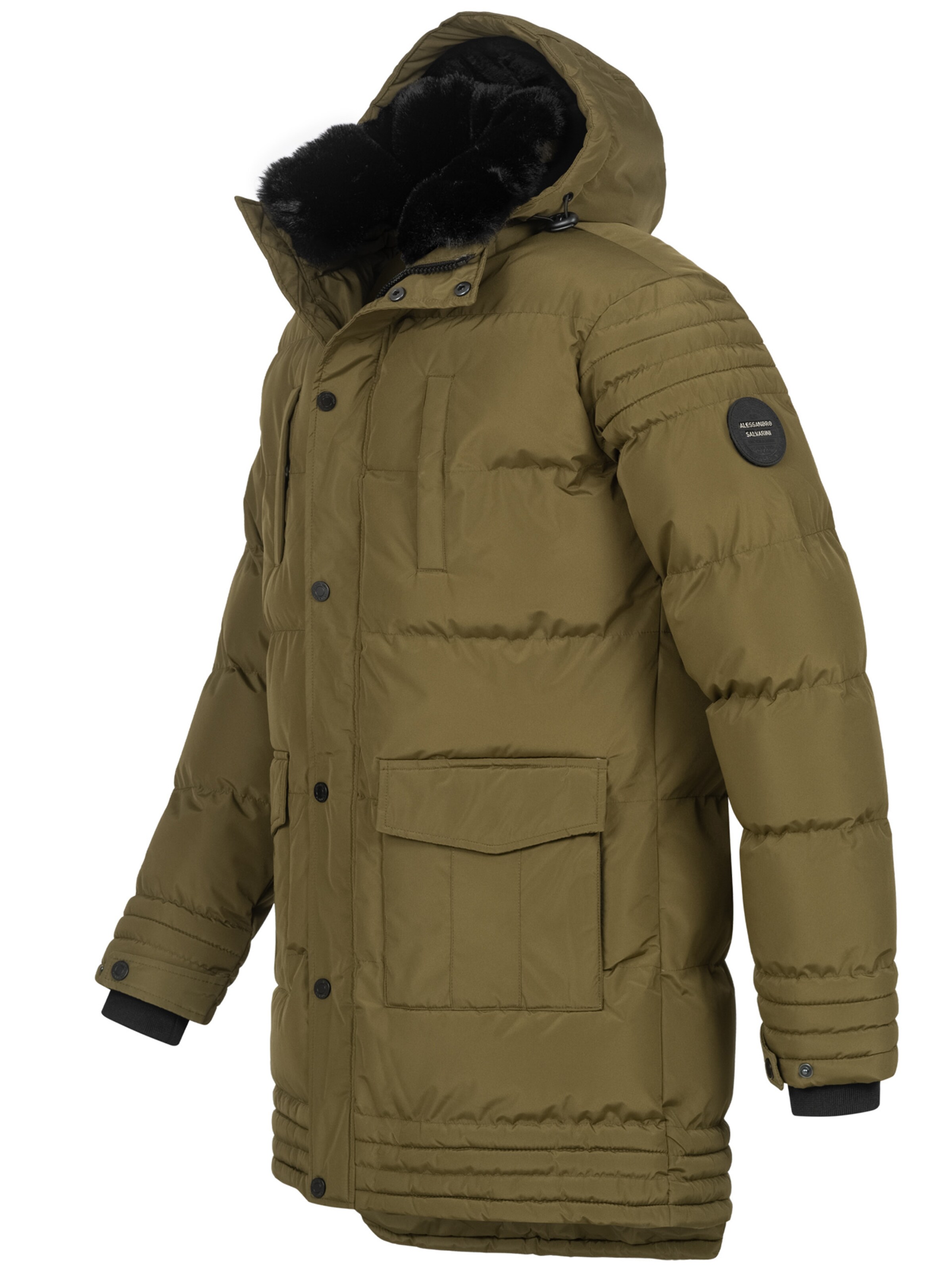 Alessandro Salvarini Winterjas in Groen