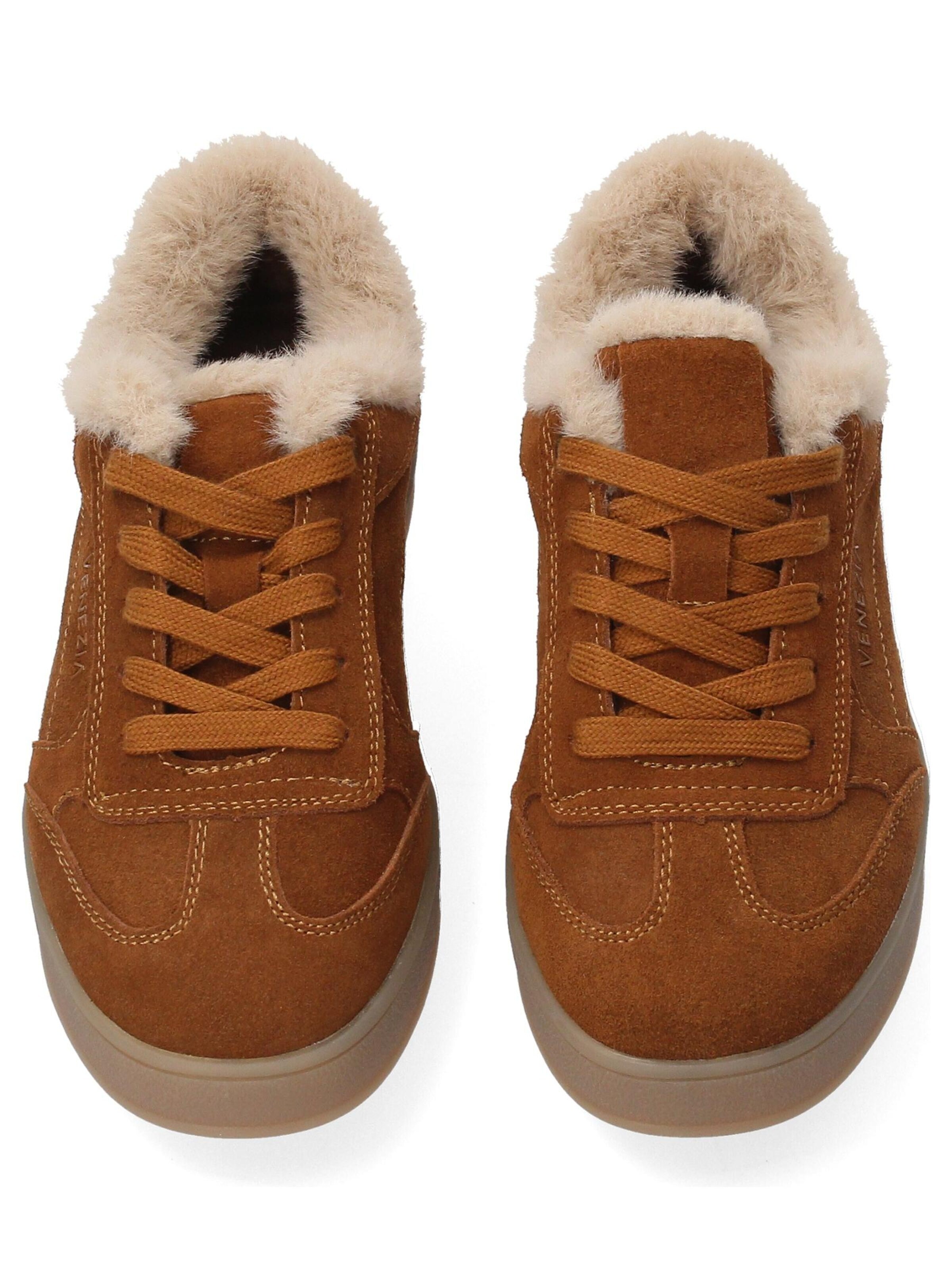 VENEZIA Platform trainers in Brown