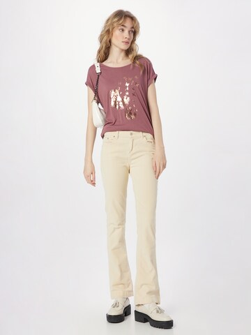 T-shirt 'Claudia' ABOUT YOU en rose