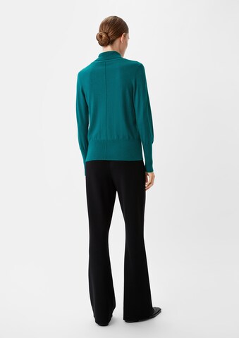 Pullover di comma casual identity in verde: dietro