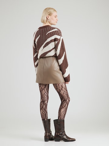 Jupe 'ONLASTRIA' ONLY en marron