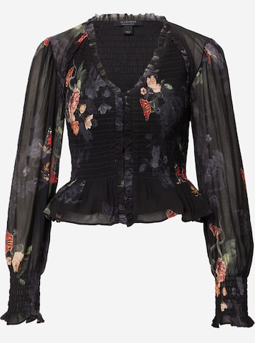 AllSaints Blouse 'MAYA NANCY' in Black: front