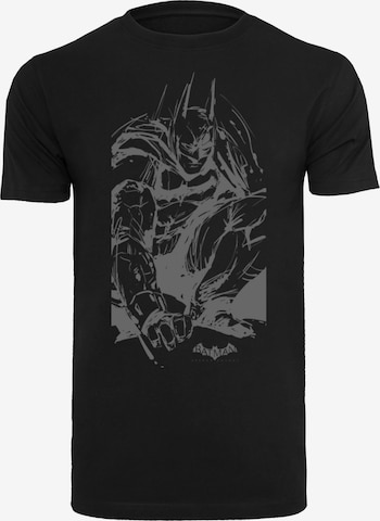 F4NT4STIC T-Shirt 'DC Comics Batman Arkham Knight Sketch' in Schwarz: predná strana