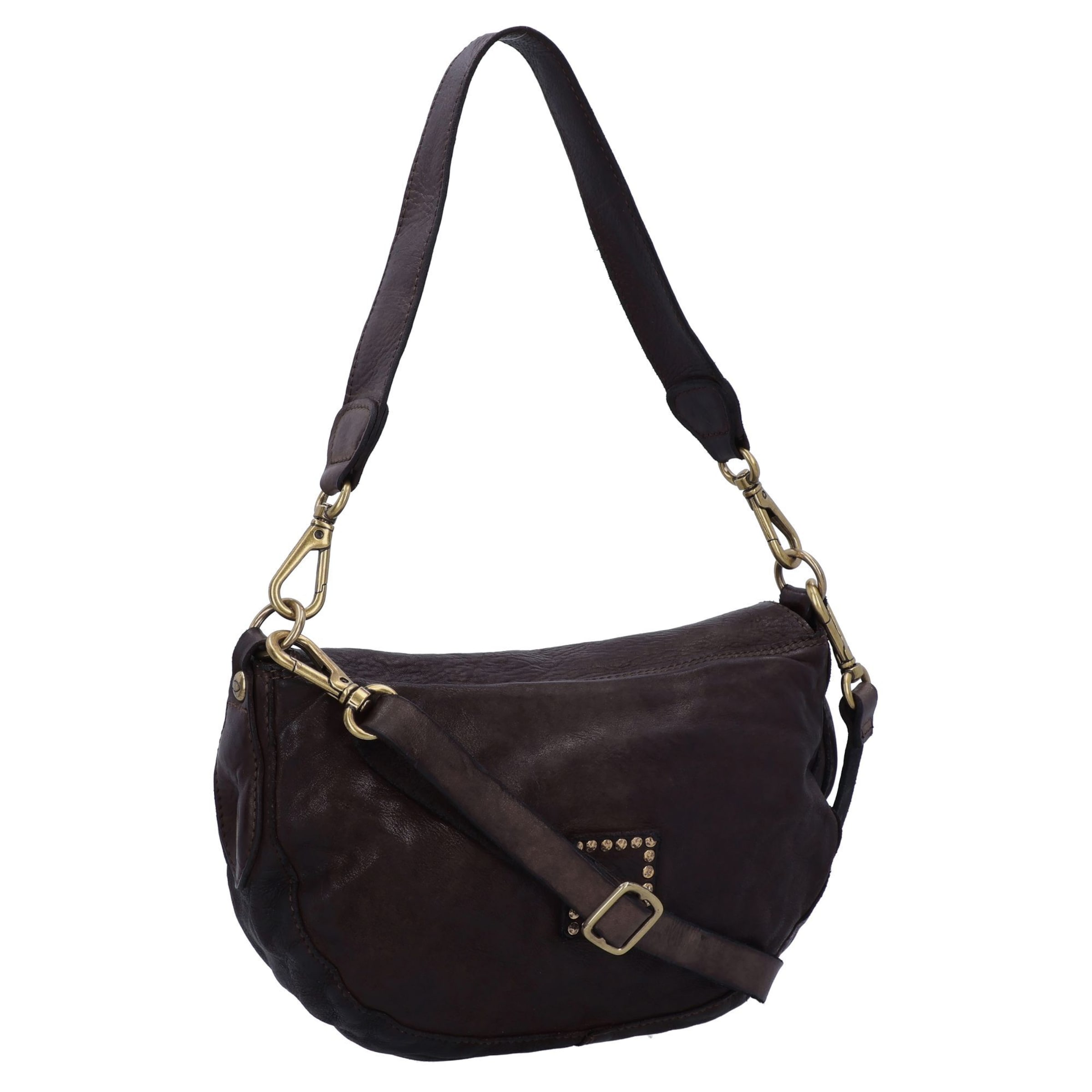 Campomaggi Schultertasche 'Mimma' in Schwarz