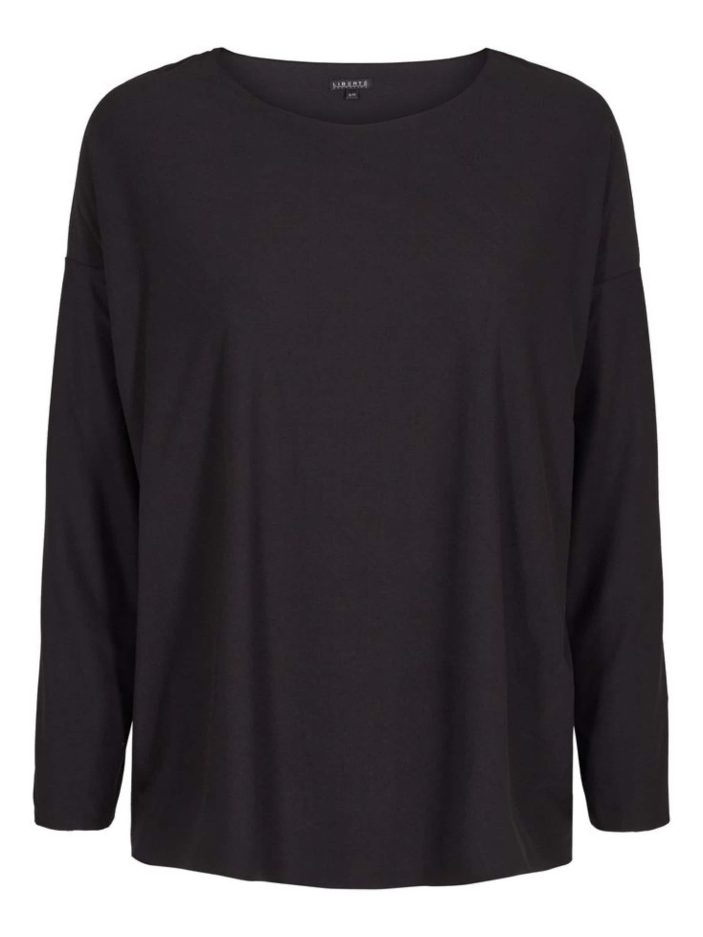 Liberte Essentiel Shirt ' ALMA ' in Schwarz: Vorderseite