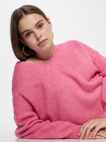 BOSS - Pullover 'Fondianan' em rosa