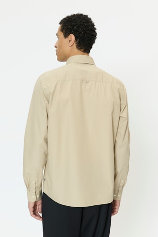 Matinique Regular fit Zakelijk overhemd 'MAChristaldo' in Beige