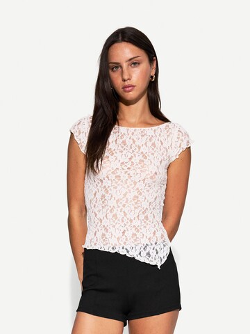 Skinny Leggings Bershka en noir : devant