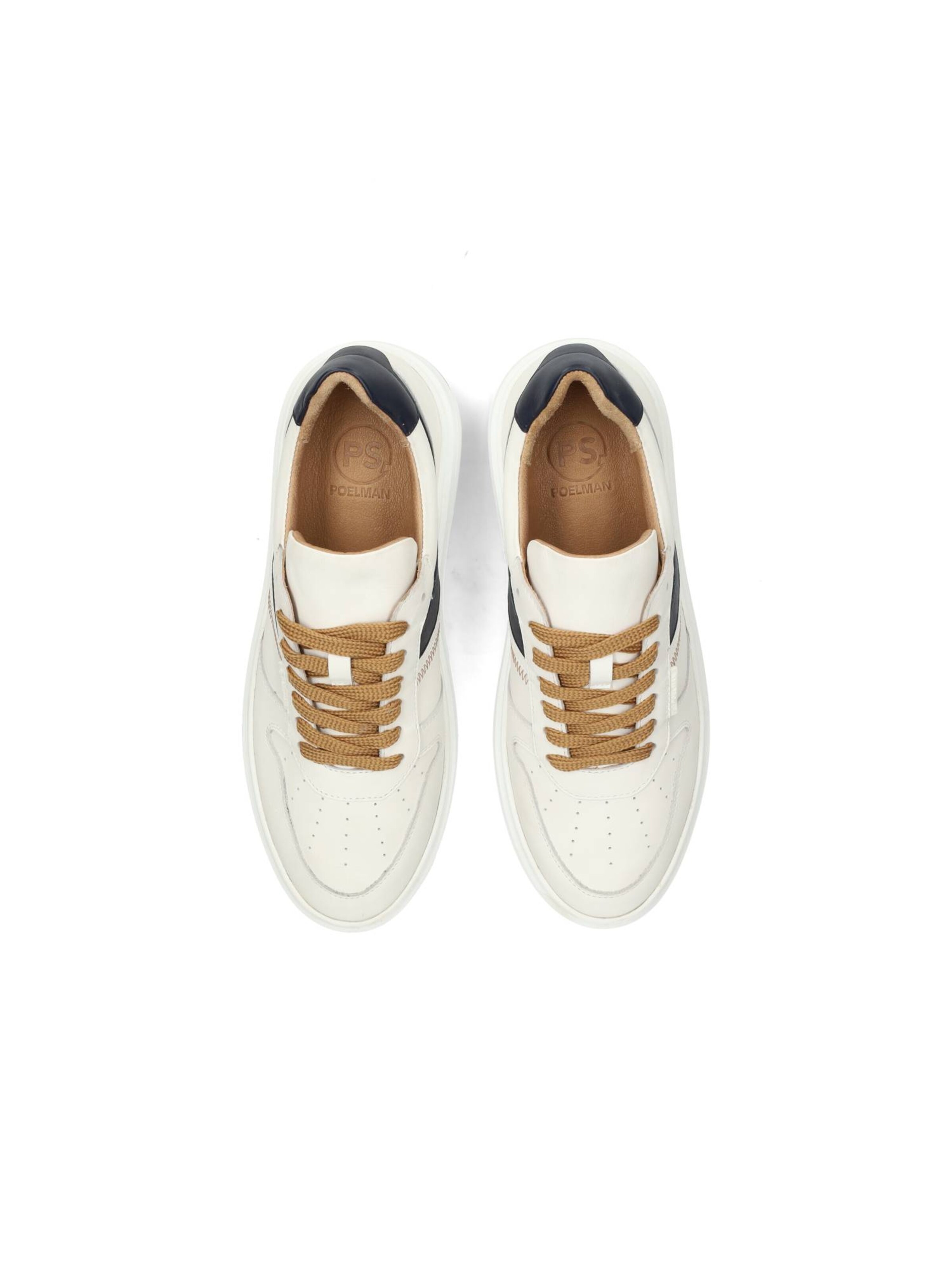 PS Poelman Platform trainers in White