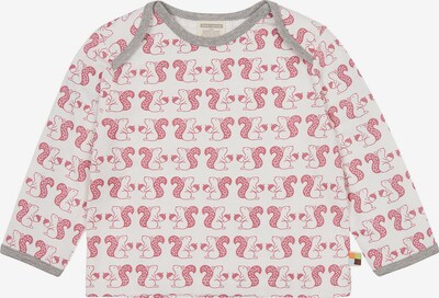 loud + proud Shirt in pink / weiß, Produktansicht