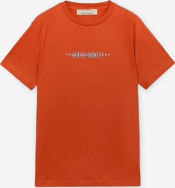 Trussardi - Camiseta de fútbol en naranja: frente