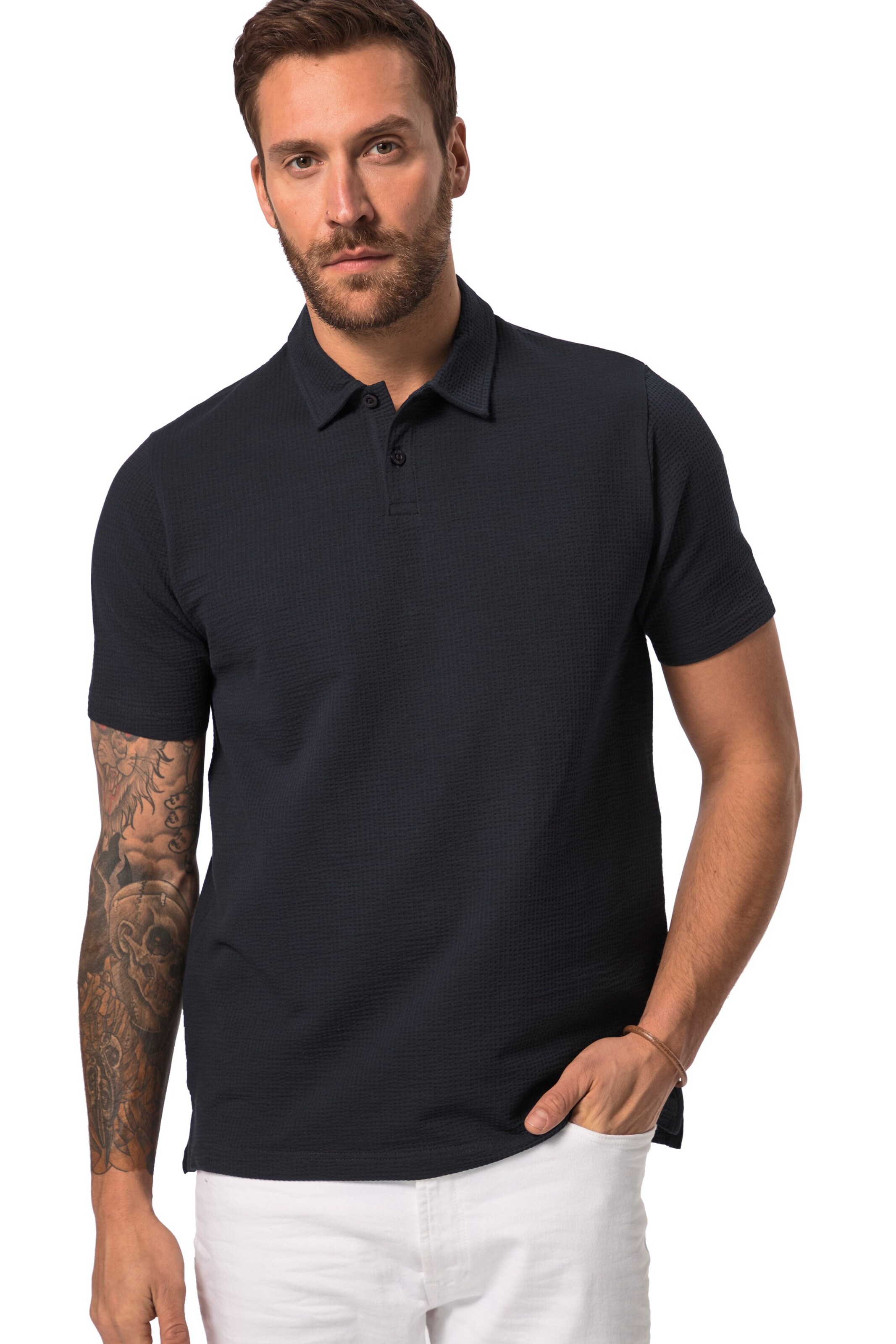 JP1880 Shirt in Black: front