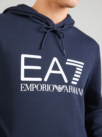 EA7 Emporio Armani Bluzka sportowa w kolorze niebieski