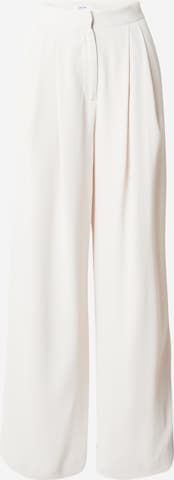 ABOUT YOU Παντελόνι πλισέ 'Alexis' σε λευκό: μπροστά