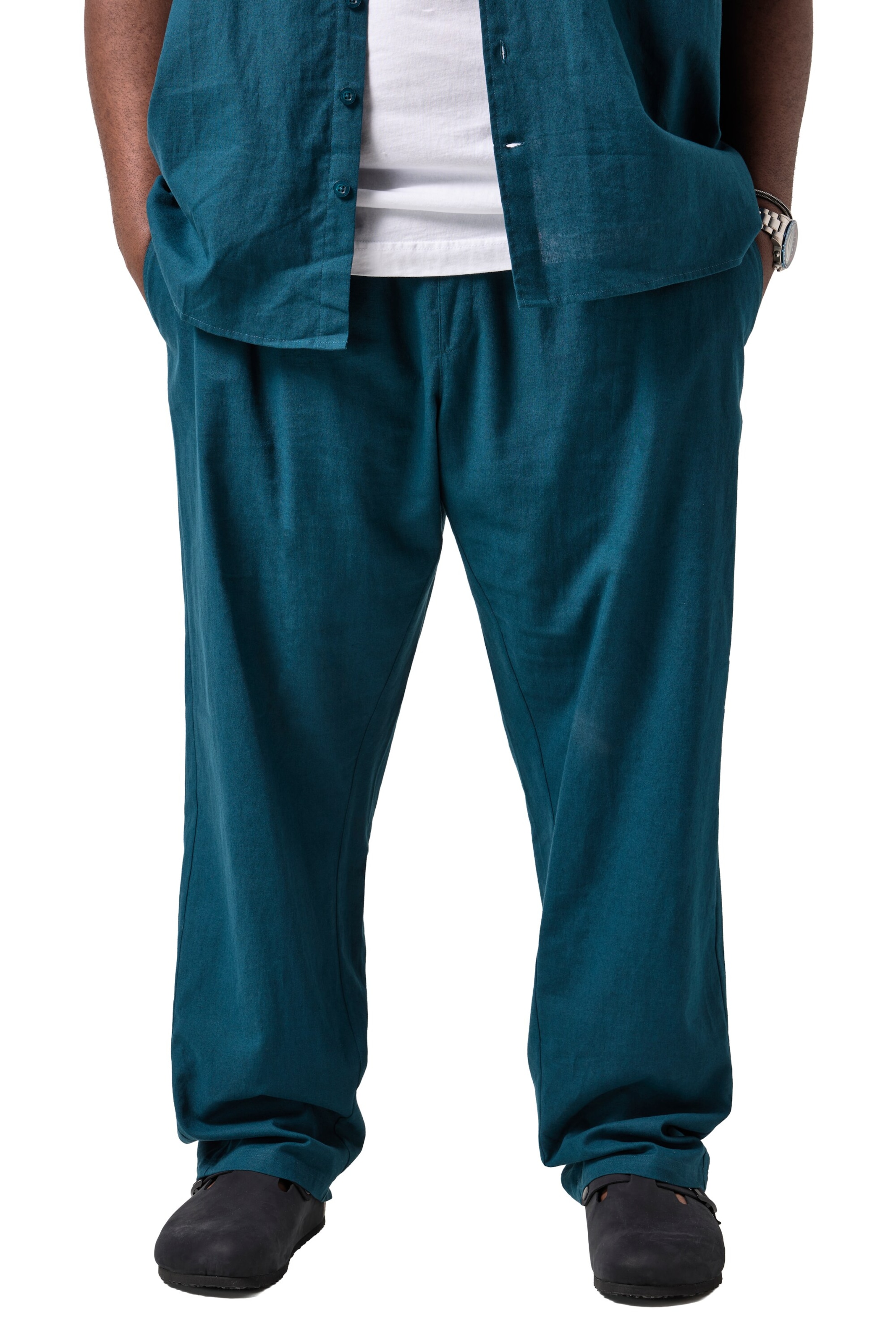 STHUGE Regular Hose in Blau: Vorderseite