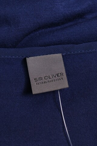 SIR OLIVER Longsleeve-Shirt S in Blau
