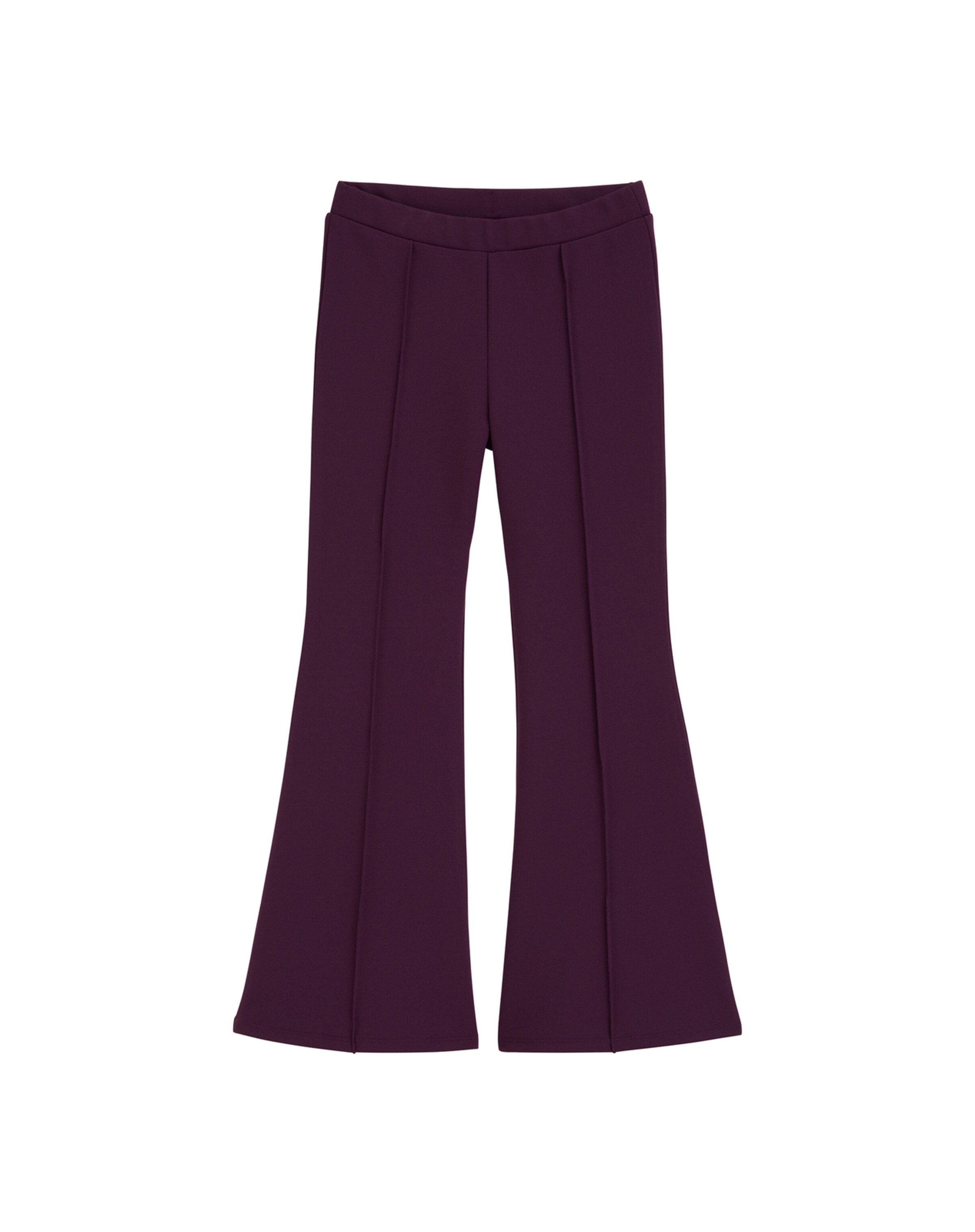 WE Fashion Flared Leggings in Lila: voorkant