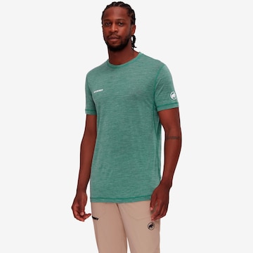 MAMMUT Performance Shirt 'Tree' in Green: front