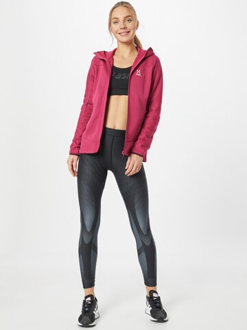 Haglöfs Athletic Fleece Jacket 'Frost' in Pink