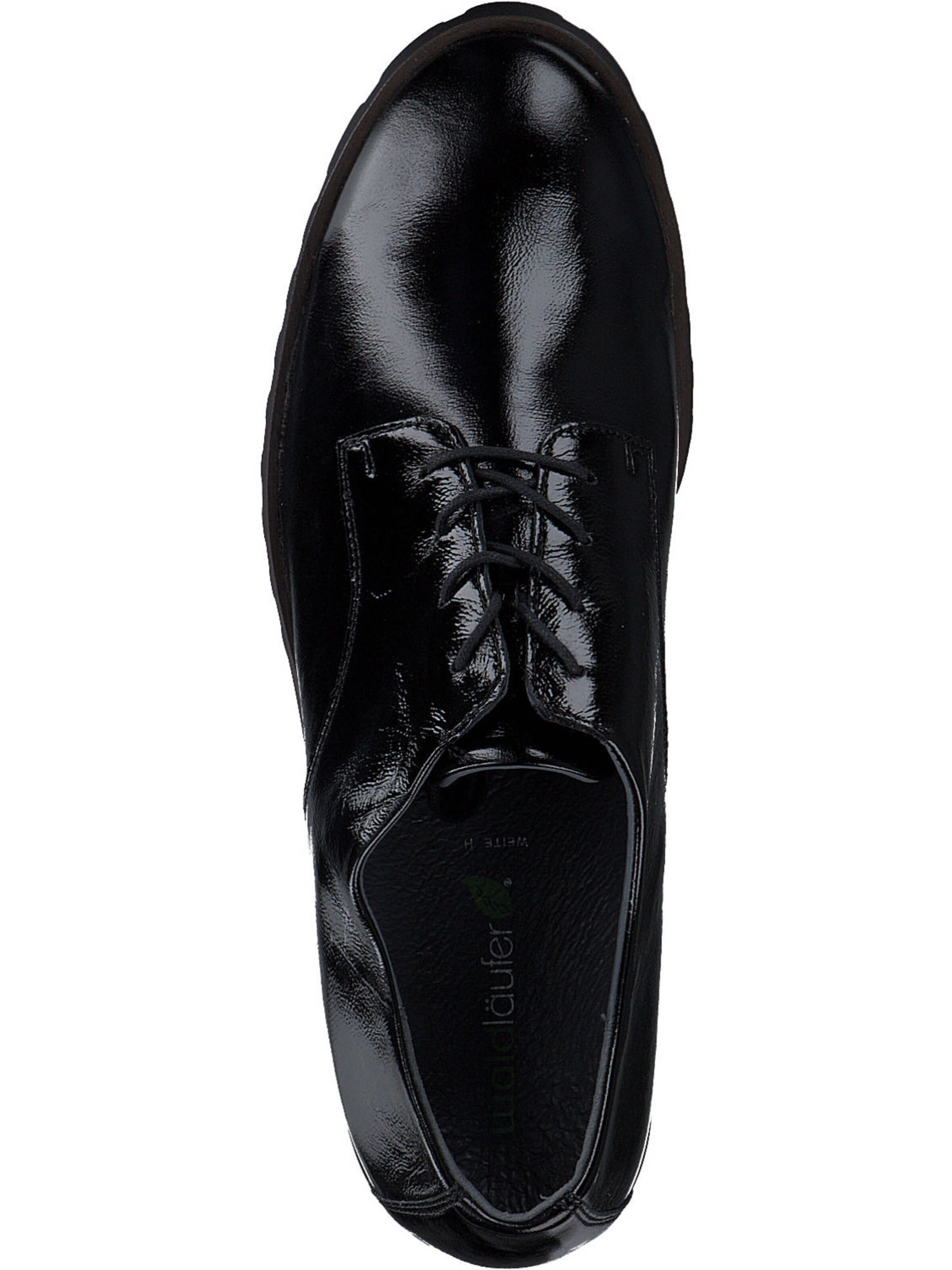 WALDLÄUFER Schnürschuh 'Elisa H' in Schwarz