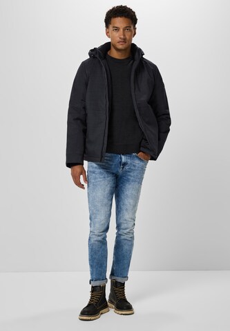 Street One MEN Jacke mit abnehmbarer Kapuze in Grau