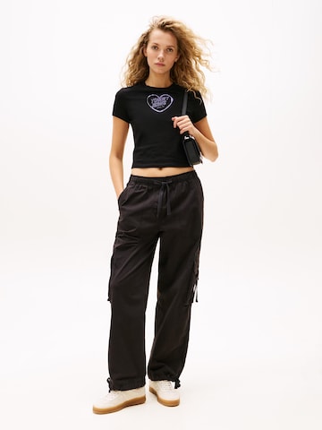 Tommy Jeans Свободный крой Джинсы-карго в Черный