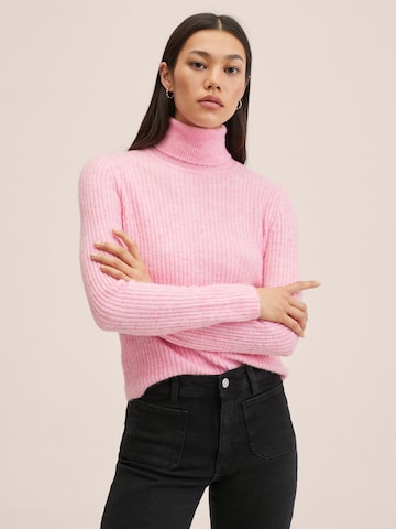 MANGO Sweater 'Canoli' in Pink: front