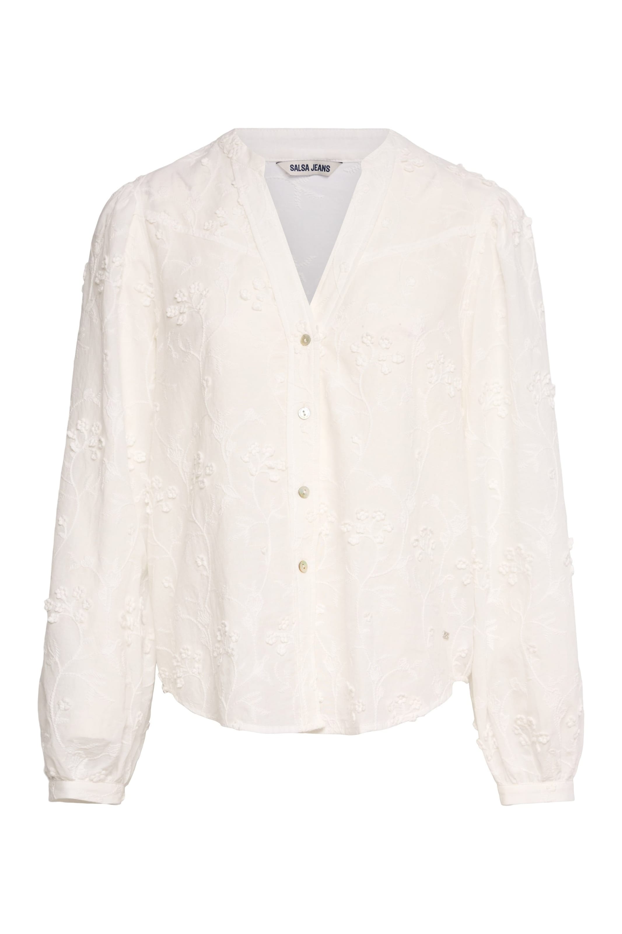 Salsa Jeans Blouse in White: front