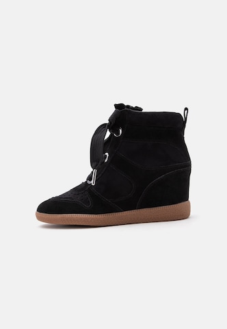 STEVE MADDEN Schnürstiefelette 'Mables' in Schwarz: Vorderseite